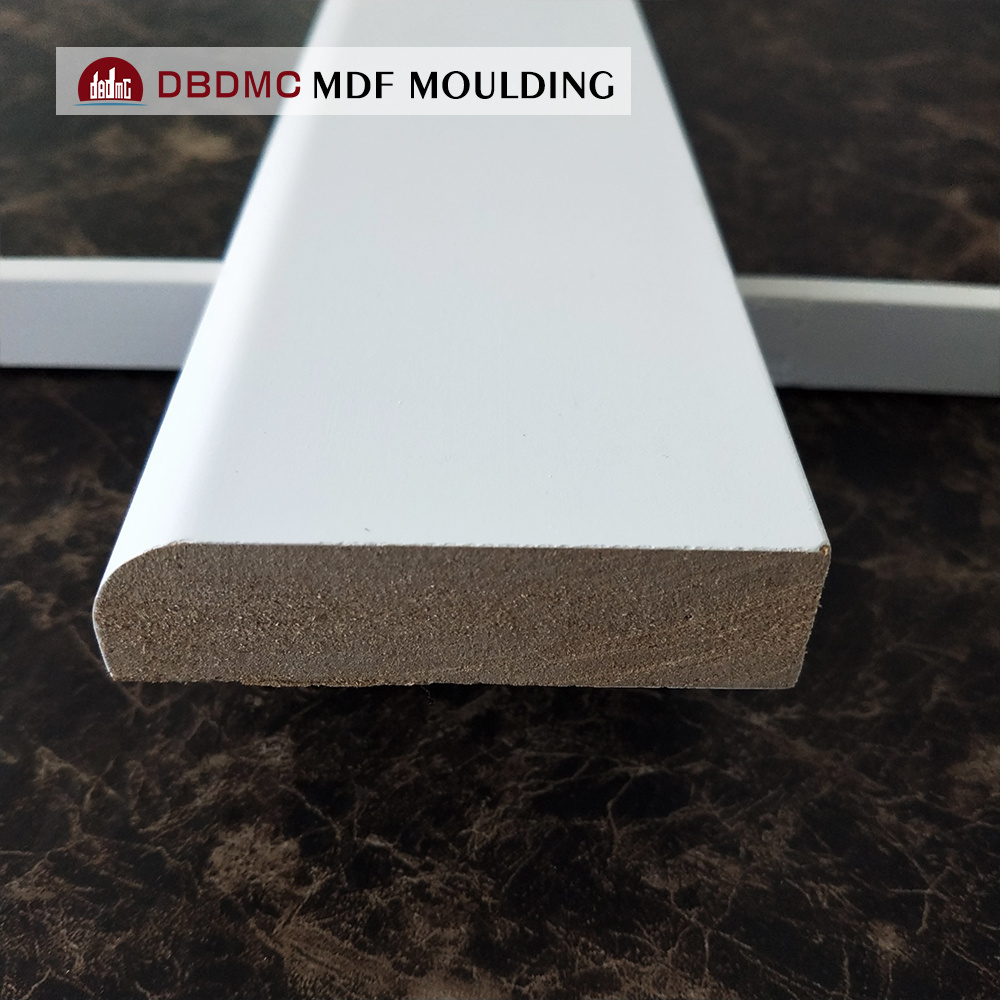 Decorative furniture moulding/wood moulding/ architraves 18mm mdf baseboard moulding skirting board