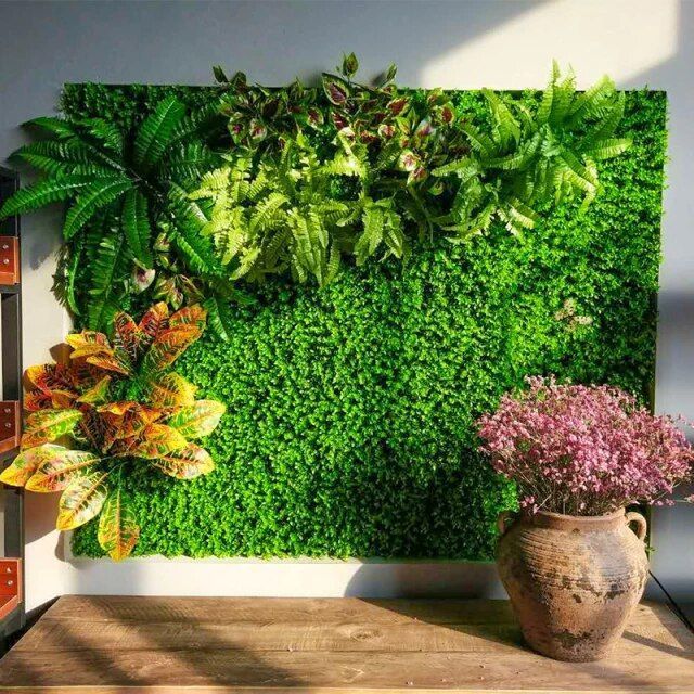 DBDMC Brand Artificial plant artificial flower Artificial Grass Wall Panels Backdrop Boxwood Panels