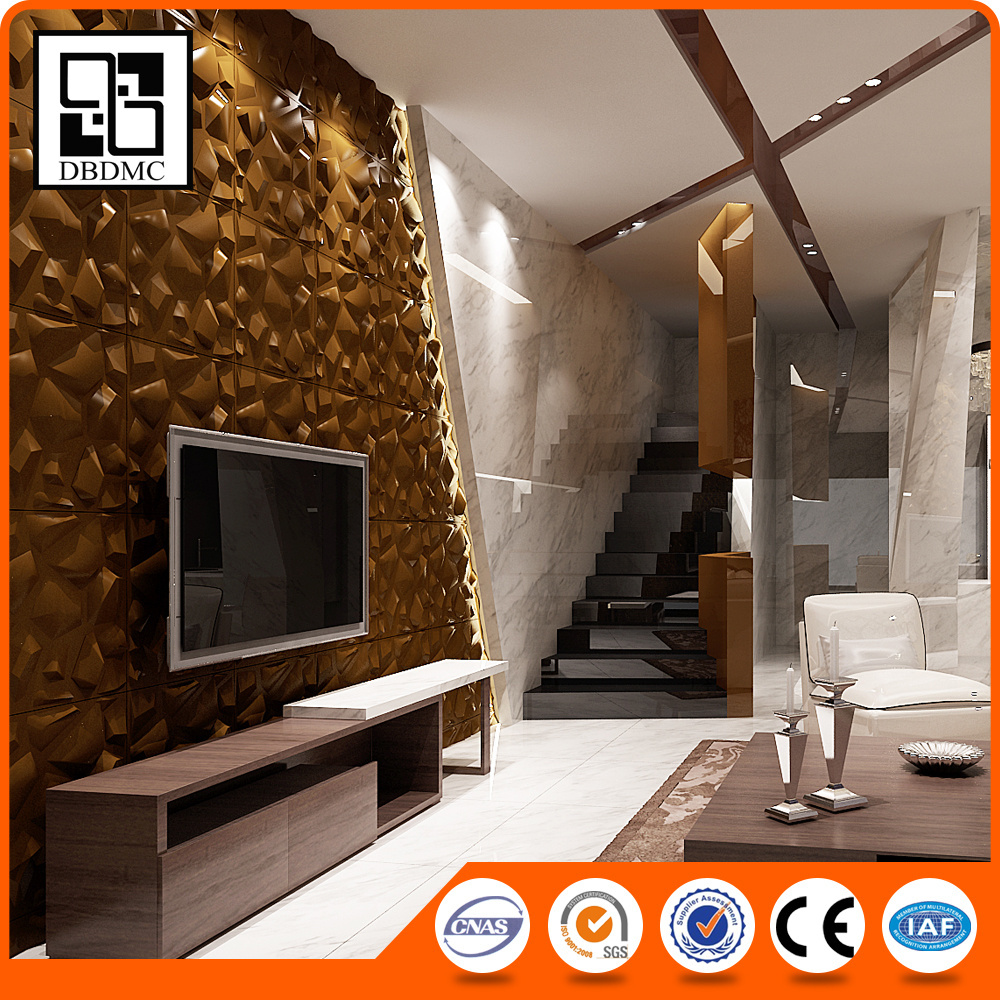 interior 3d bedroom tv background wall decoration panel