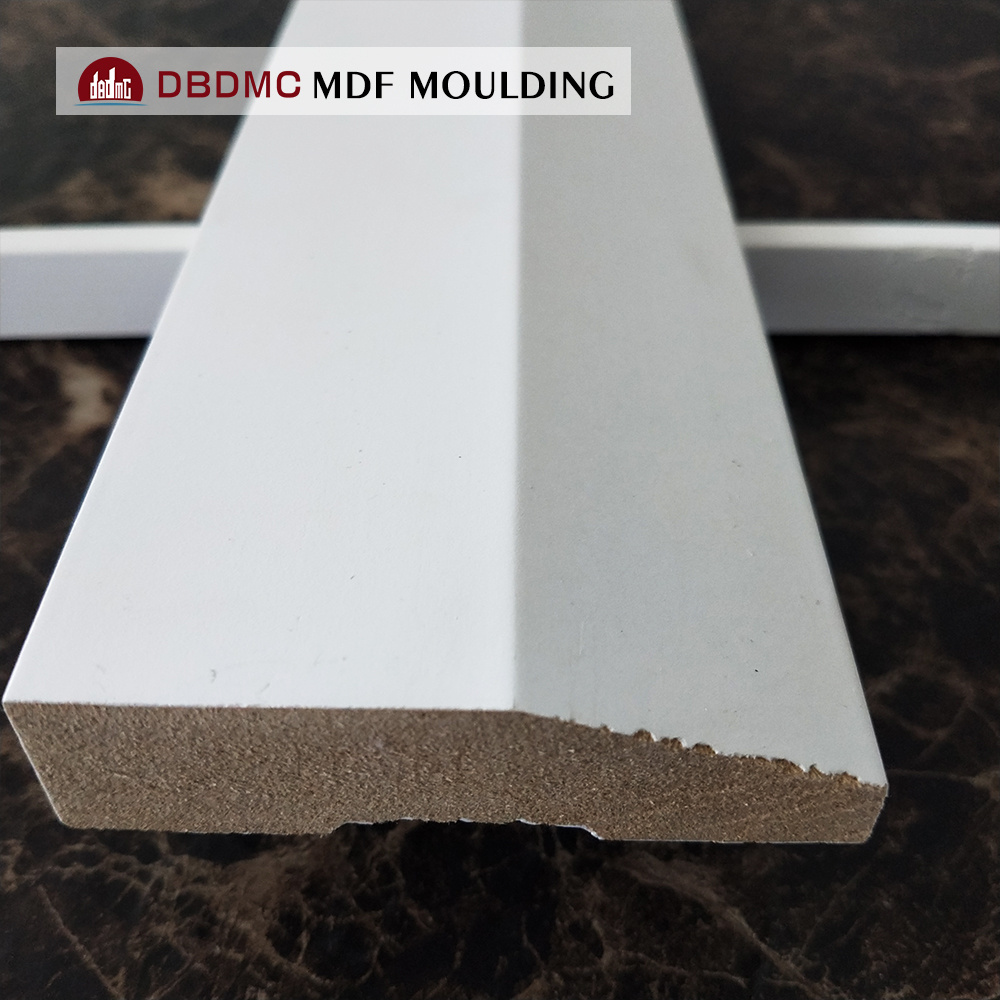 Decorative furniture moulding/wood moulding/ architraves 18mm mdf baseboard moulding skirting board