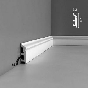 Eco-friendly Material PU Moulding 100% Virgin PU Material White Color Moulding for Indoor Wall Door Flooring Decoration