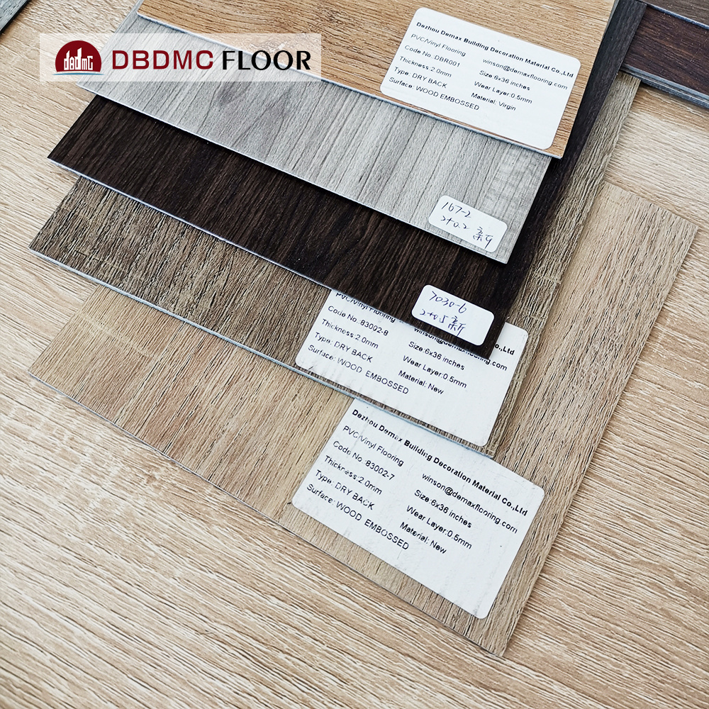 peel and stick Wood Looking PVC Plank Flooring Self Adhesive Vinyl Flooring