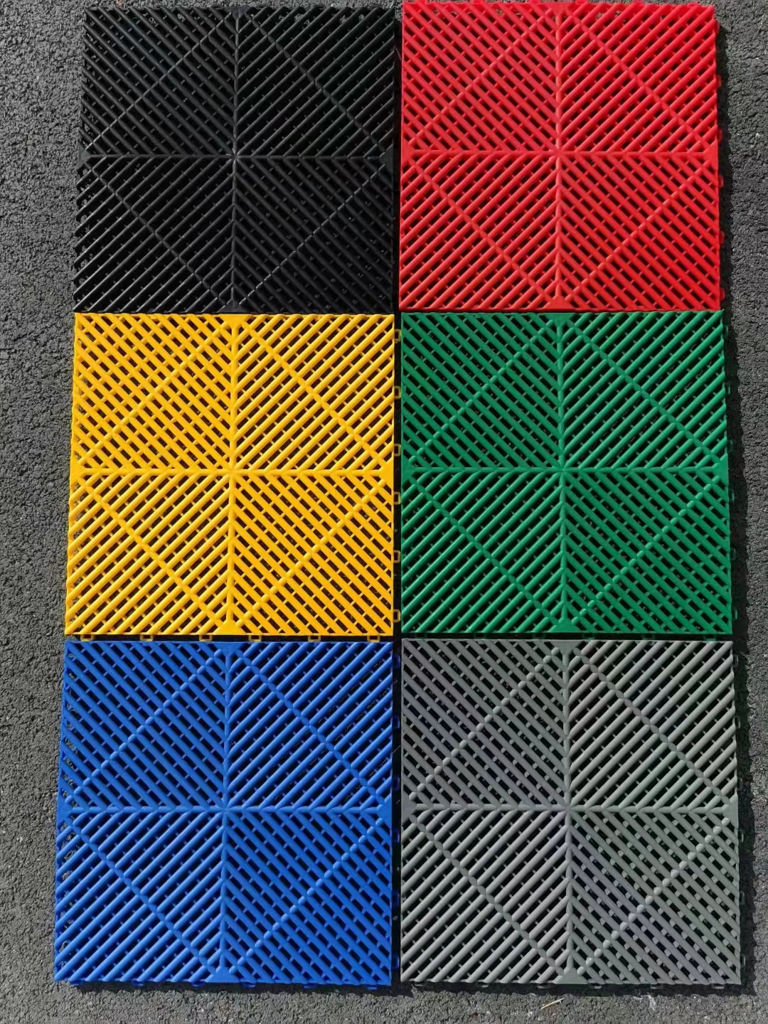 DBDMC Brand Anti Slip Car Wash Pp Interlocking Garage Floor Mat