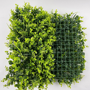 Outdoor  garden home decor green plants artificial grass wall panels home artificial plant plastic vertical green wall