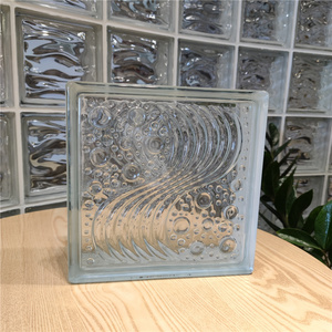 190x190x95mm clear glass block high quality glass brick use in bathroom or washroom decoration or partition wall