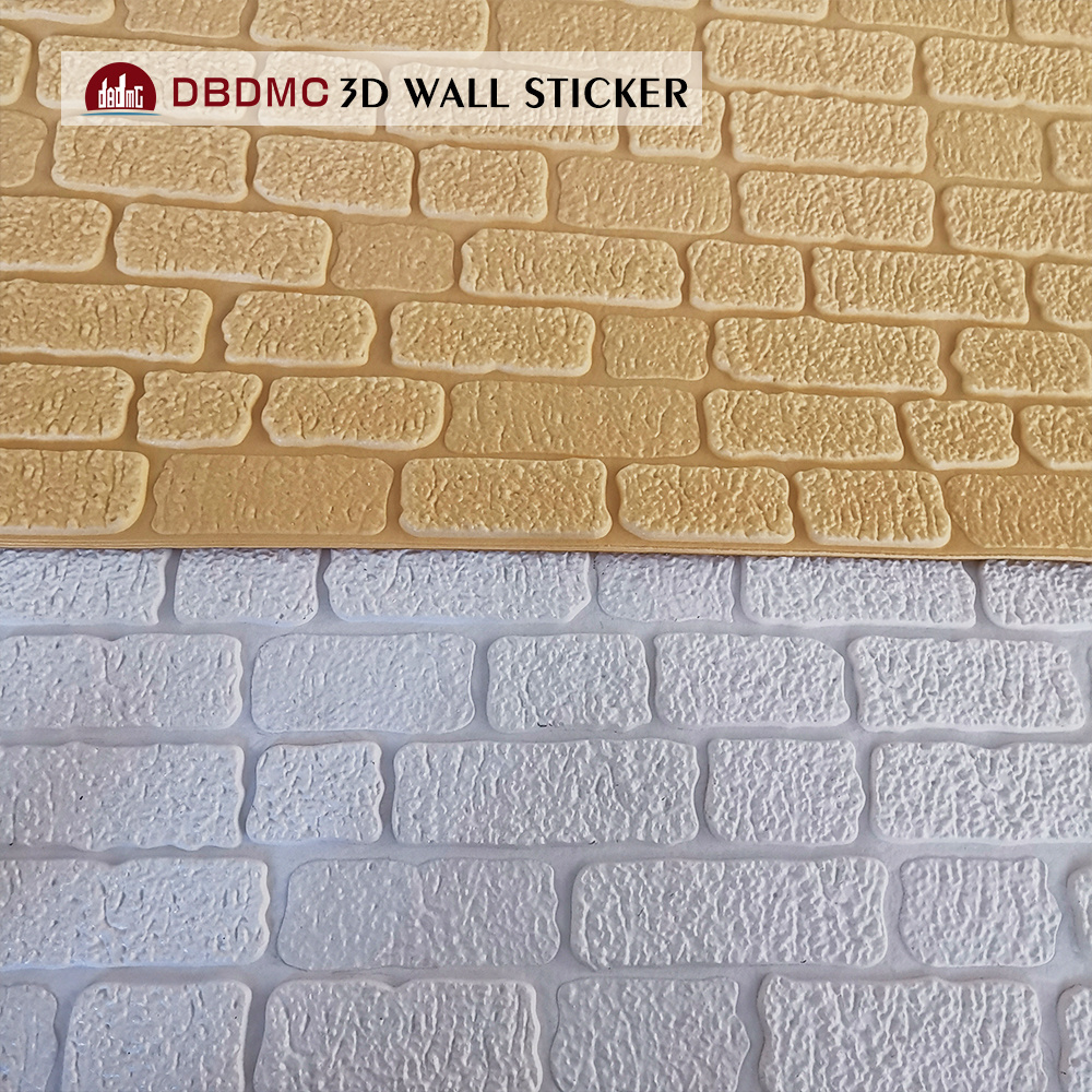 NEW style 3D foam wall tile Decor design 3D Brick PE Foam wallpaper