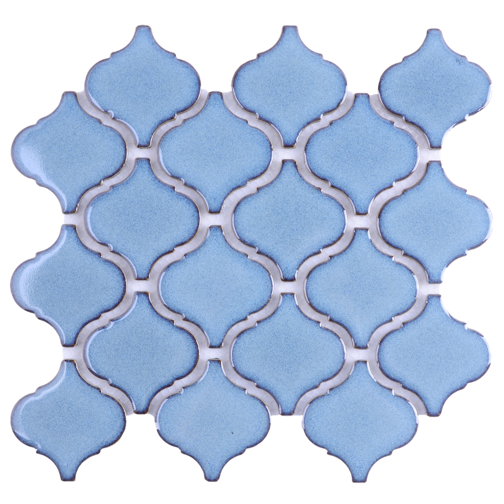 china low price ceramic glass mosaic for swimming pool tile