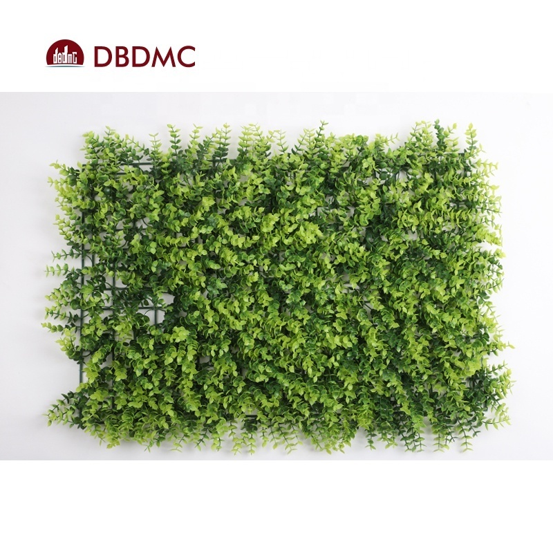 UV Protection Plastic Grass Leaves Artificial Plants Fence Decoration Green Wall