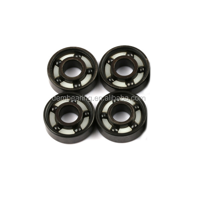 Brand new High speed 5 balls 608 bearing hybrid Si3N4 ceramic skateboard bearing 608