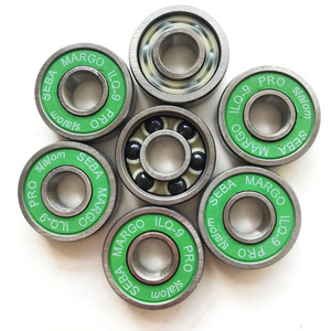 Abec 9 Miniature 6  big ceramic ball  bearing Roller Skateboard 608Rs Deep Groove Ball Bearing for Trolley Skate