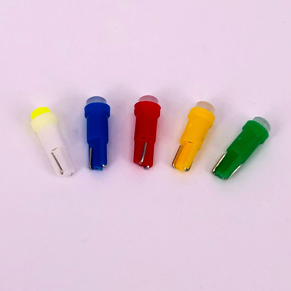 Customization Automotive instrument lamp t 5 bulb led ceramic 3D control lamp cob instrument panel atmosphere lamp 12V