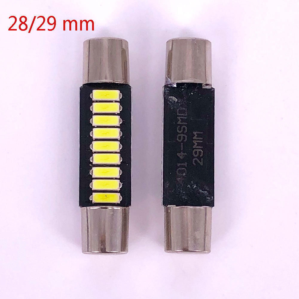 Customization auto Interior lighting Bulb 12v 28mm 29mm 31mm 4014 9smd canbus error free Car  mirror lamp Map Reading Light