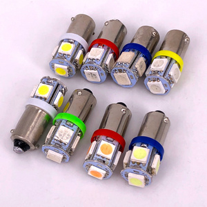 Customization BA9S T11 Canbus Error Free 5050 SMD 5 LED 5SMD Car Light Bulbs Turn Signal LED 12V 24V Tail lights T4W 3886X H6W 3