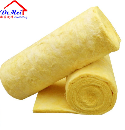 Wall and roof thermal Insulation with aluminum foil fiberglass wool coil felt cold and heat insulation material