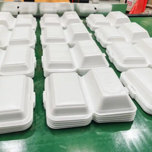 PS foam lunch box making machine automatic styrofoam disposable lunch tray plate dish vacuum forming machine