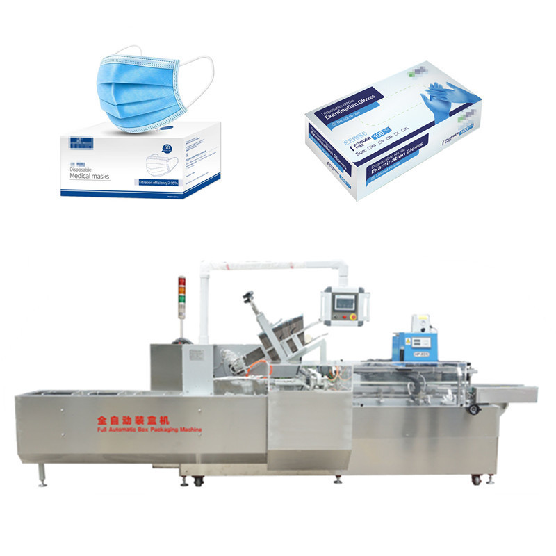 Nitrile Latex Glove Package Automatic Cartoning Machine automatic case packer