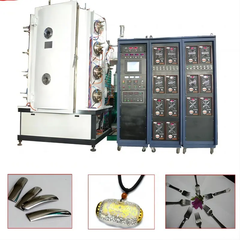 Headlight PVD Vacuum Coating Machinery For Ceramic Tiles Jewelry Plastic Glass Bottle