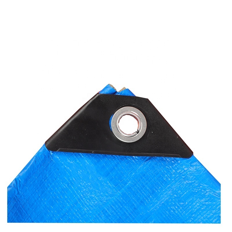 Blue Light Duty Waterproof Light Weight PE Tarpaulin Sheet Cover For Truck