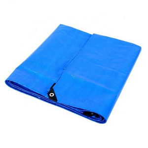 Blue Light Duty Waterproof Light Weight PE Tarpaulin Sheet Cover For Truck