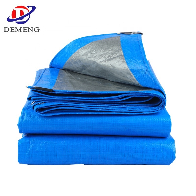 China Standard Size PE Tarpaulin Poly Tarps For Temporary Shelter Cover