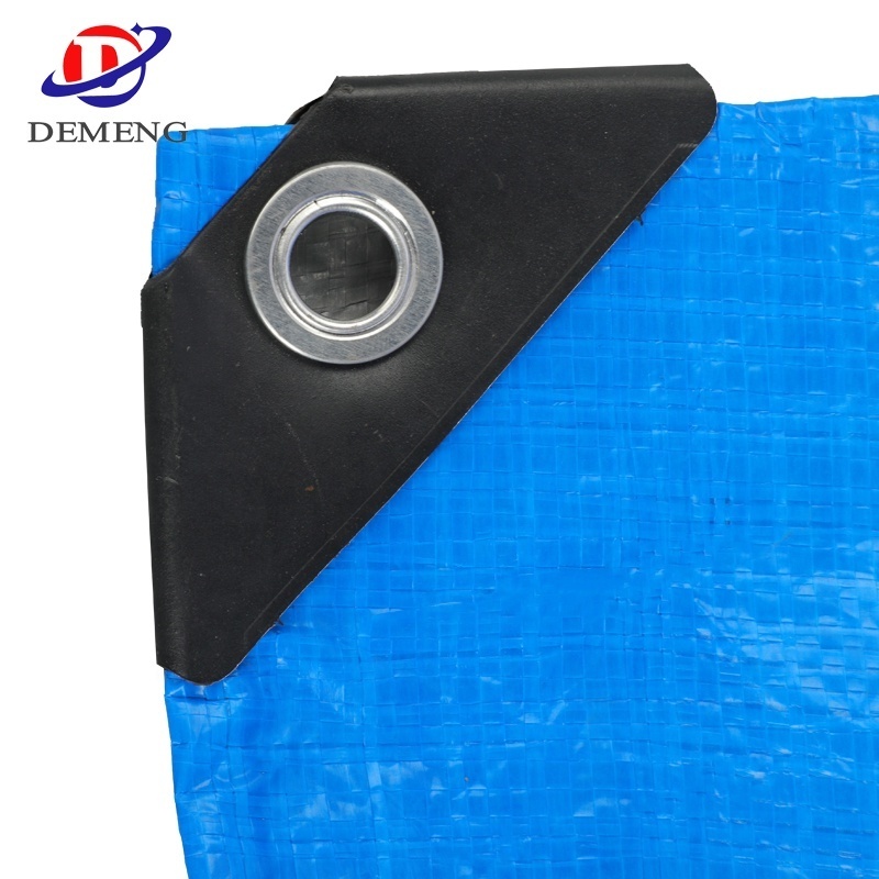 China Standard Size PE Tarpaulin Poly Tarps For Temporary Shelter Cover