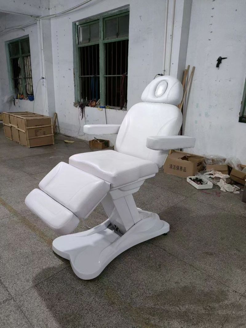 CE  facial beauty salon massage aesthetic White Black Pink 3 4 motor electric physiotherapy treatment table eye lash bed  chair