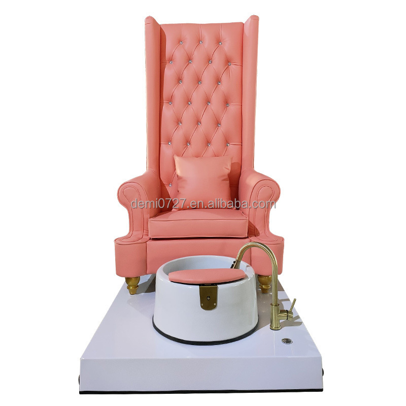 Wholesale High Back pedicure chairs spa luxury massage manicure foot massage pedicure spa chair for nail tech