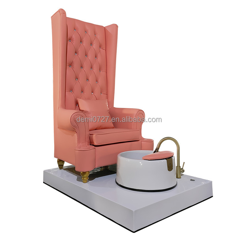 Wholesale High Back pedicure chairs spa luxury massage manicure foot massage pedicure spa chair for nail tech