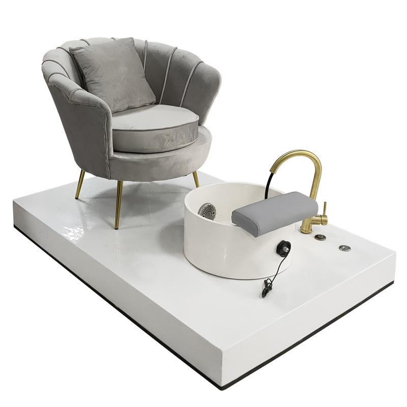 pedicure white manicure light royal spa chair used up foot chairs stopper and dimensions manufacturers footrest table water