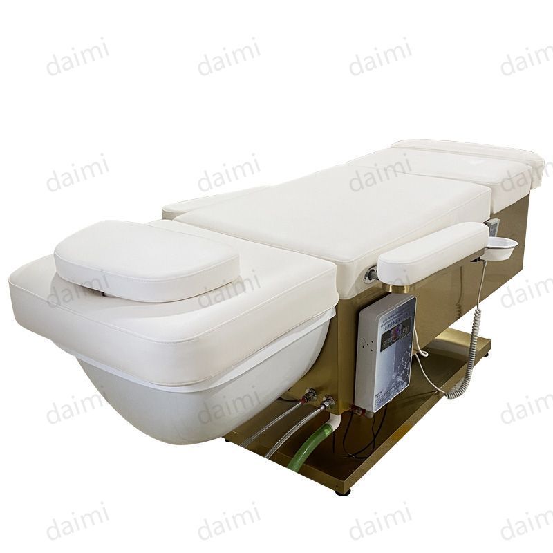 Esthetician equipment  lift electric beauty tattoo therapy bed facial gold face spa hydraulic massage table furniture chair