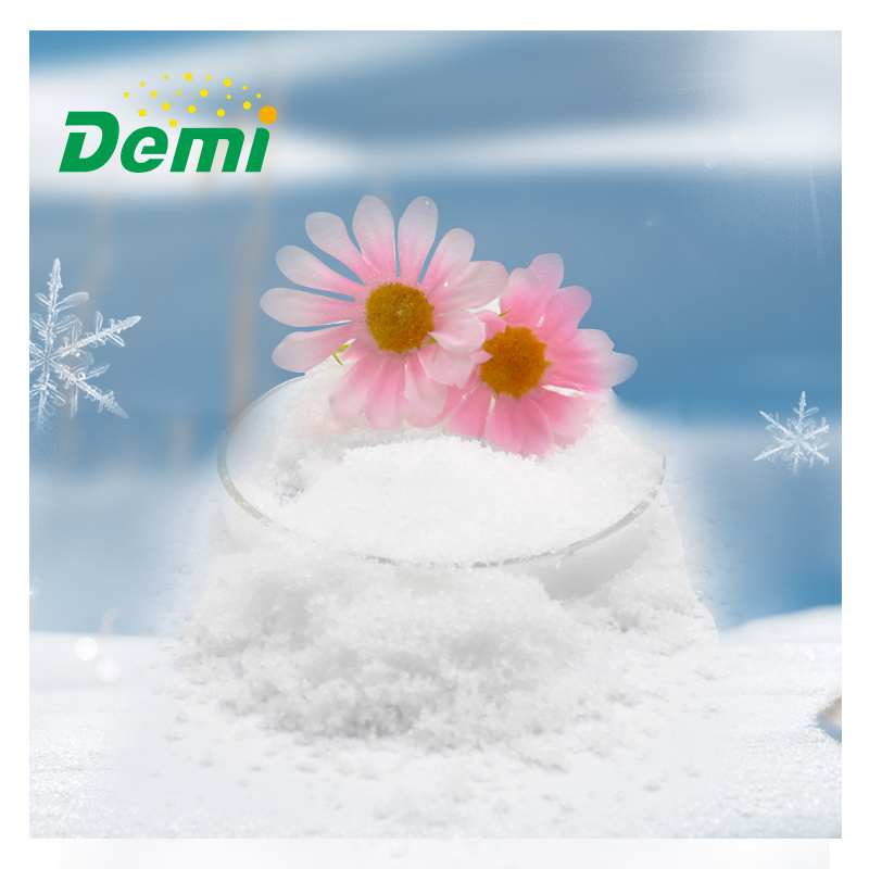 Hot selling good quality white christmas magic snow powder artificial snow instant snow for slime