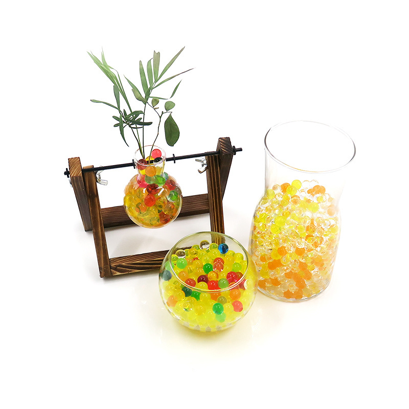 Home Glass Decoration No Nasty Small 10Mm 1Kg 50000 Vase Filler Gel Soil Crystal Ball Water Beads Green