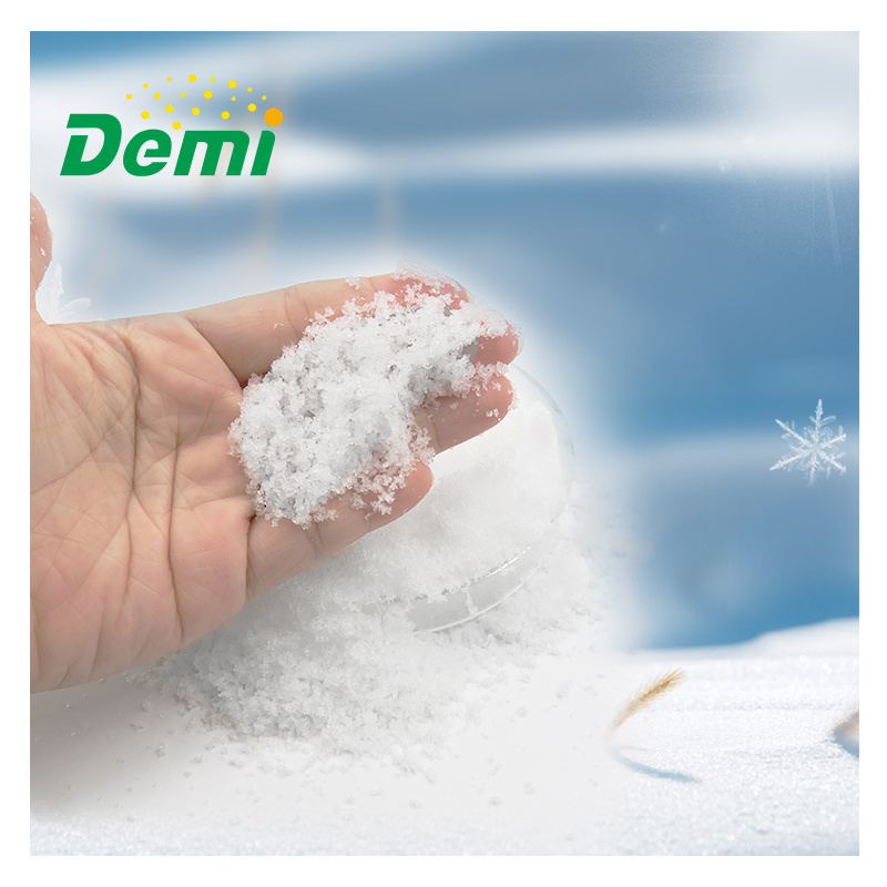 Hot selling good quality white christmas magic snow powder artificial snow instant snow for slime