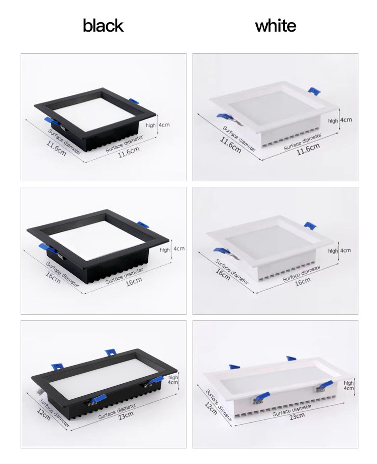 Square/Rectangular/Recessed Downlight/Ceiling Light