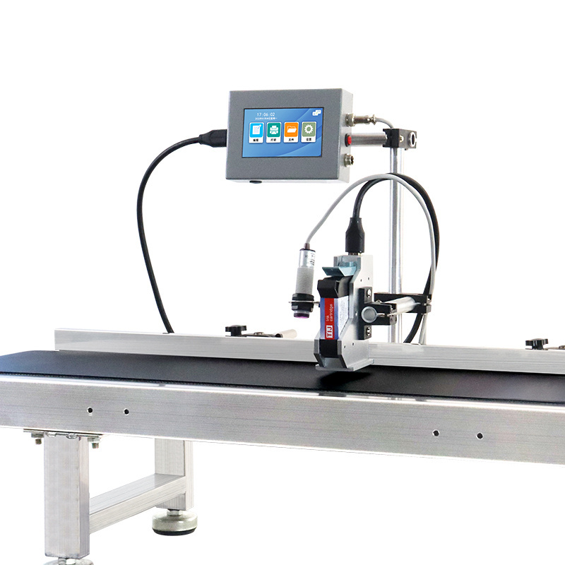 T110E Small Automatic Inkjet Printer Factory Production Line Printing Date Marking Intelligent Batch Code Coding Machines