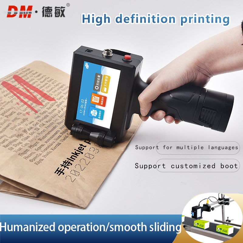 Portable Handheld Inkjet Printer for Bottle Inkjet Printer Batch Coding Machine Handheld Labeling Machine Inkjet Date Coder