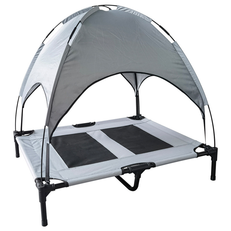 China manufacturer wholesale custom moisture-proof raised canopy bed outdoor tent pet bed for dog dogs with roof