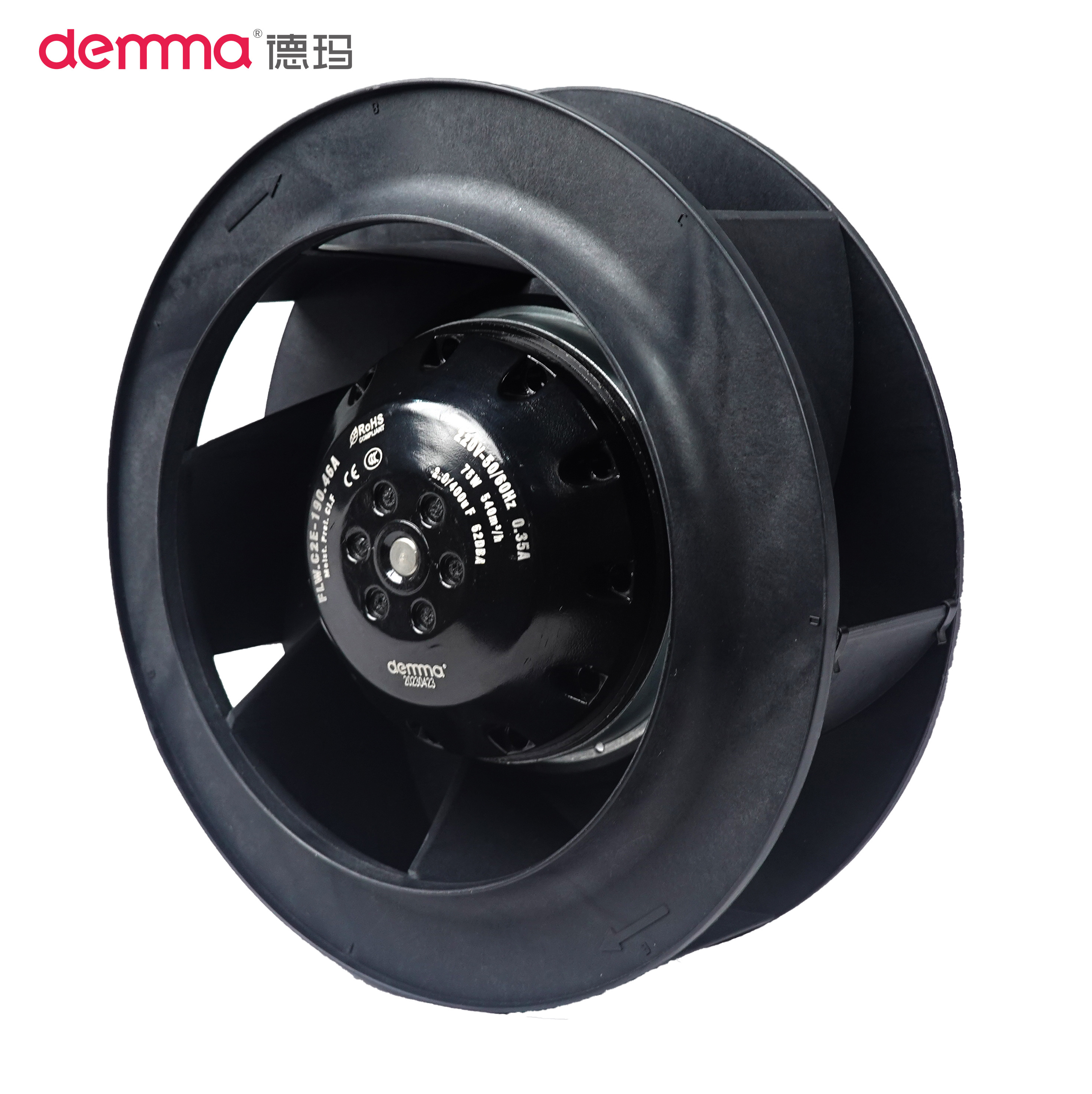 Dema Low Noise 12v Dc Mini Centrifugal Blower Fan Backward Curved Centrifugal Blower Dc Centrifugal Fan