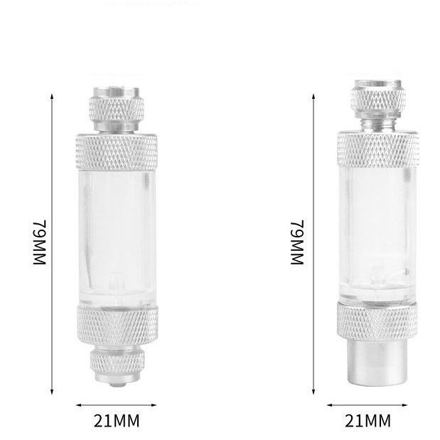 DEM S00-02A/02B Aquarium Equipments  Alloy  Check Valve-Regulator Diffuser Reactor Single&  CO2 Bubble Counter