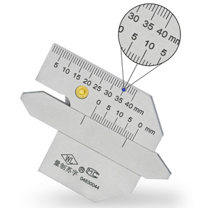 DEM WG033 High Quality stainless Steel  Bevel Angel Measure Seam Naka Type (HJC-45) Inspection Welding Gauge