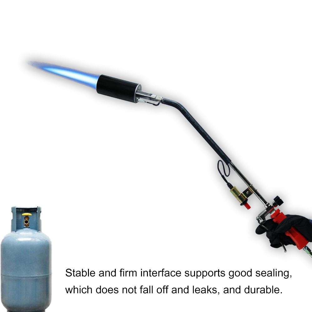 DEM GH1000 Adjustable Flame Garden Weed Fired Burners Gas Propane Mapp Welding Butane Heating Torch With Hose