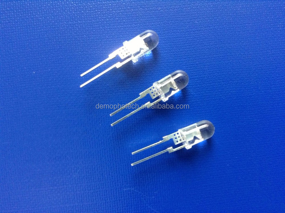 Factory Wholesale Transparent Round Head Thru Hole 0.5W High Power 5mm UV LED Diode