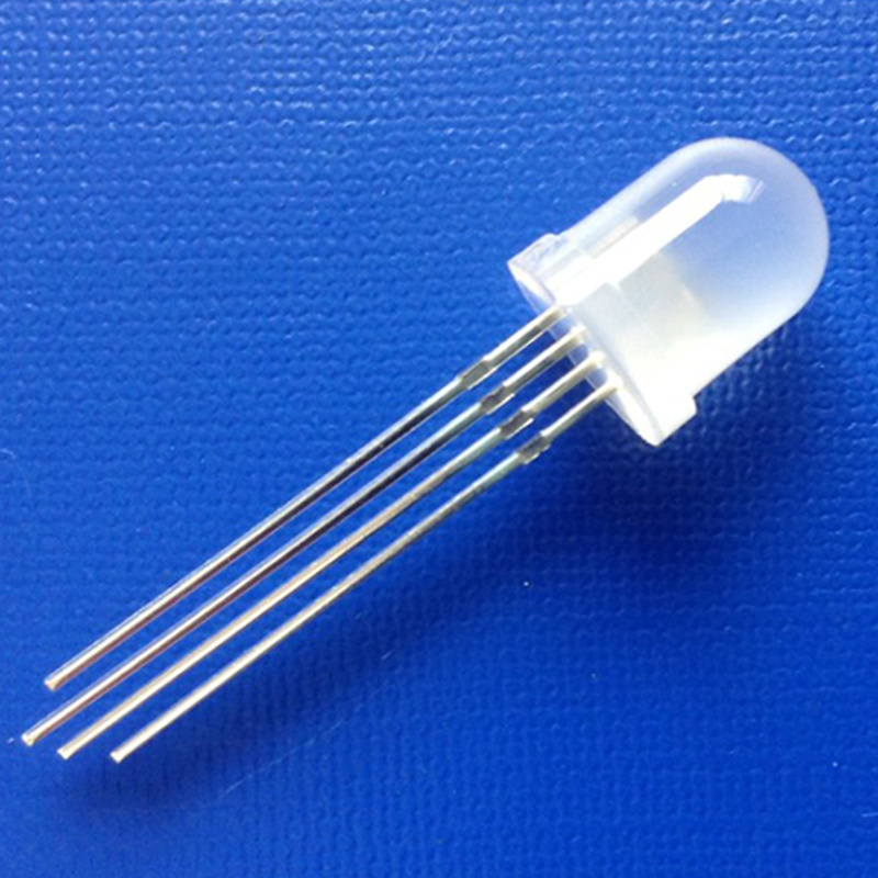 Dip Common Cathode Multi-color Through Hole Round Clear Frost 4 Pin RGB LED Diode 10mm for Display