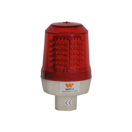 Wetra aircraft Warning Light Red Warning Light Red And Blue LED Warning Light For Crane Bridge Tower Chimney