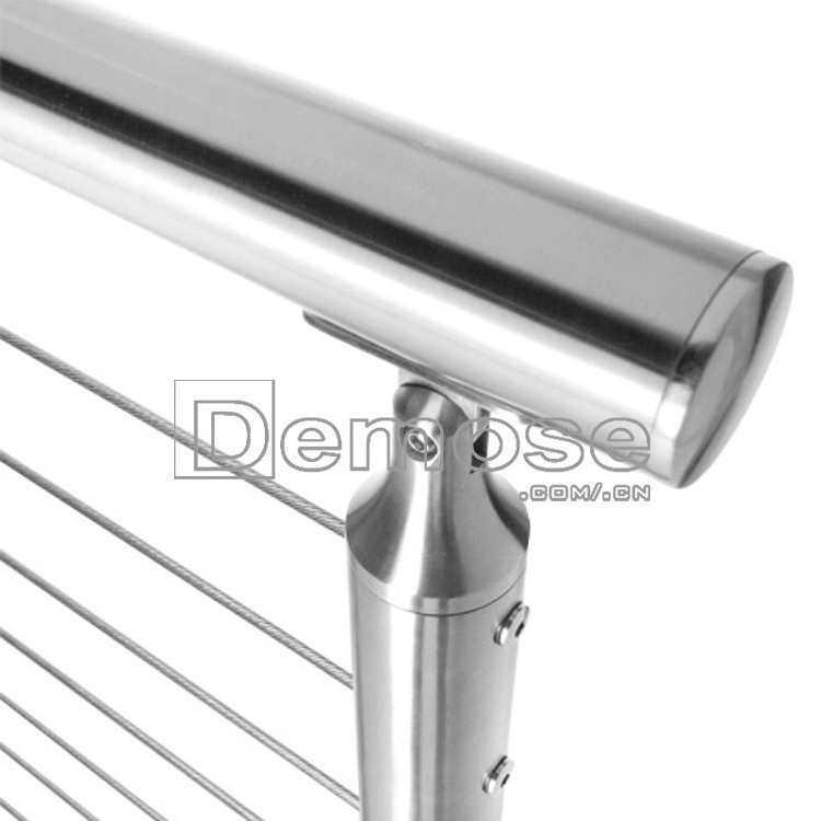 galvanized pipe staircase railing design