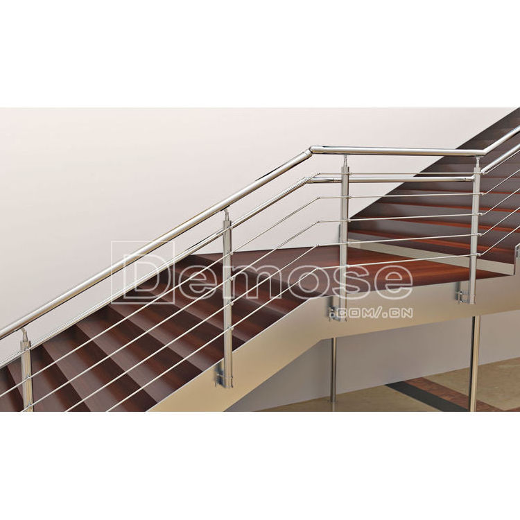 China factory direct sale 304 316 stainless steel square pipe railing design