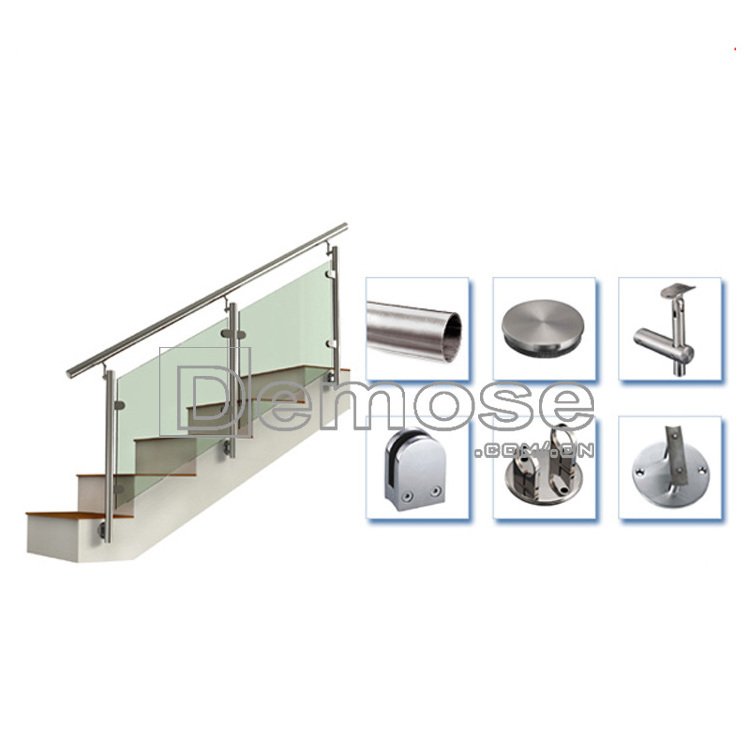 stair railing kits interior/steps railing designs/glass panel fence