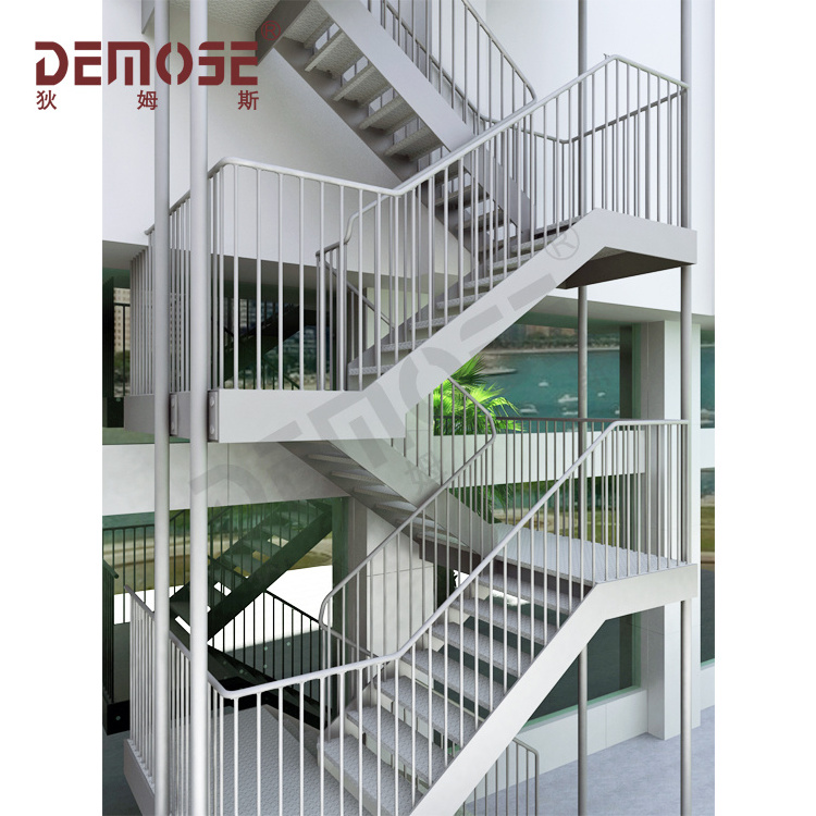 outdoor steel escape safety fire staircase design