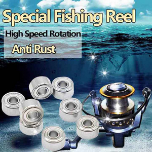 Price list China ceramic reel bearings manufacture 3x6x2.5 3x8x3 3x9x4 ABEC9 Si3n4 fishing rod reel hybrid ceramic ball bearing