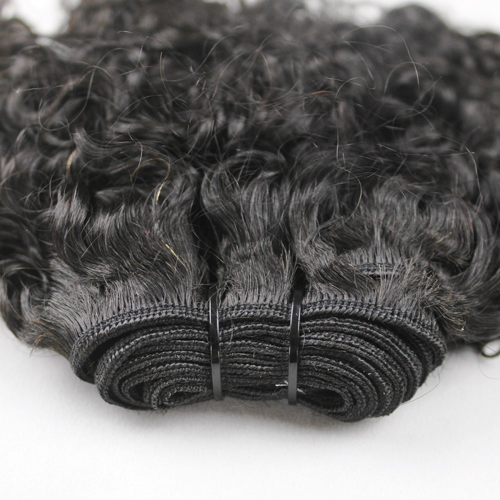 Raw Indian Human Hair Bundle Unprocessed Machine Double Hair Weft Long Lasting